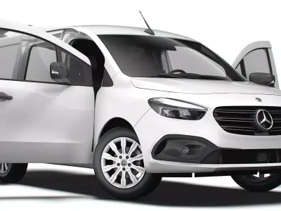 Mercedes Benz Citan SWB Tailgate HQ Interior 2025 3D model