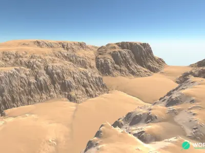Canyon Cliff 05 3D model