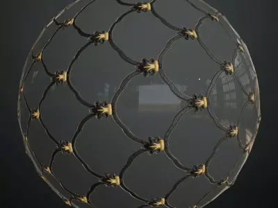 Glass Pattern PBR Seamless Texture