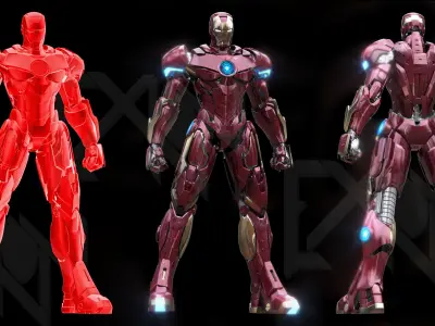 Iron Man MK88 Last Stand Armor 3D model