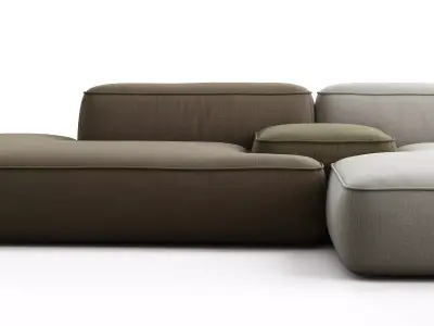 Cloud Sofa 02 3D model