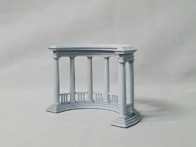 Tuscan style Colonnade 3D print model