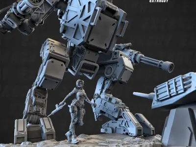 Wolverine Poseable 100mm Set 3D print model