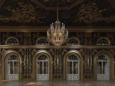 Classic Interior 314 3D model