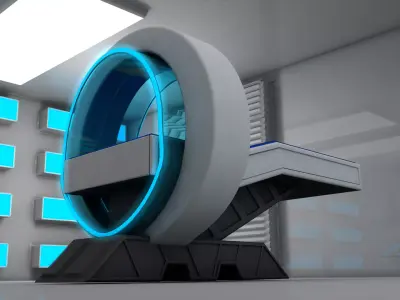 Sci Fi Medical Scanner 3D model