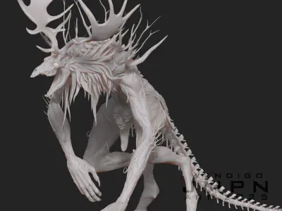 CREATURE - WENDIGO 3D print model