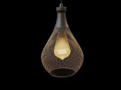 Roof Lamp Low-poly 3D model