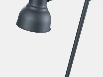 HEKTAR HECTAR Work lamp with wireless charging function Low-poly 3D model