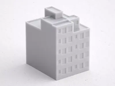 3D Print miniature building RB-US-NY-018 3D print model