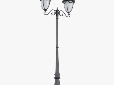 Vintage Streetlight v 2 3D model