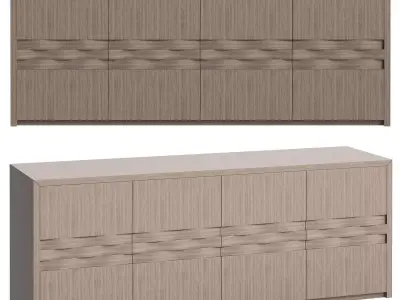 GINGER SIDEBOARD Low-poly 3D model