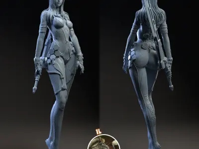 Tachy Stellar Blade Fanart 3D print model