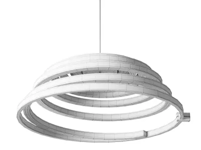 Aspiro 8000 hanglamp Secto Design Low-poly 3D model