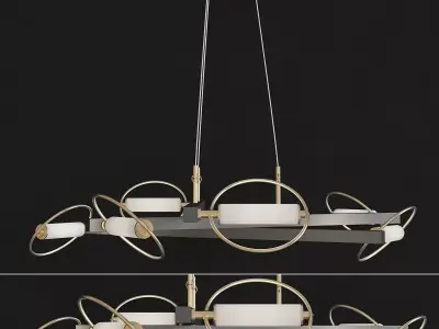 ET2 Lighting E24788-BKPC Gyro II Pendant low poly 3d model Low-poly 3D model