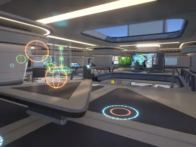 3D Showroom Level Kit Vol 12 Low-poly 3D model