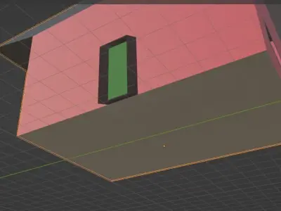 Small Modern House Low-poly 3D model purchase
