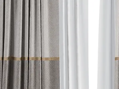 Curtain Set M64 3D model