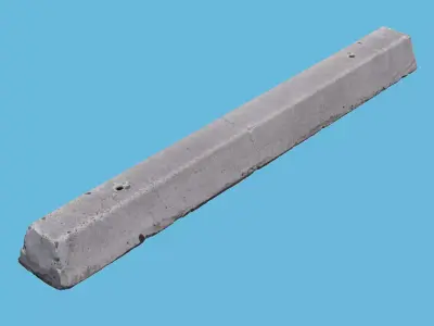 Parking Curb--3D Scan 3D model