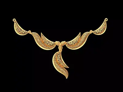 Light necklace 3D print model