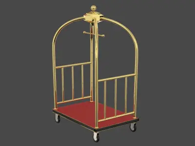 Hotel Cart 02 3D model