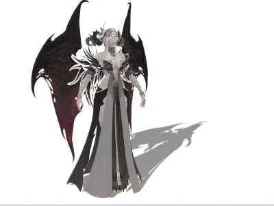 Darkwing Demoness 3D model