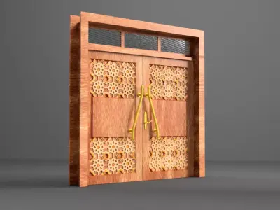 D4 Masjid door  3D model