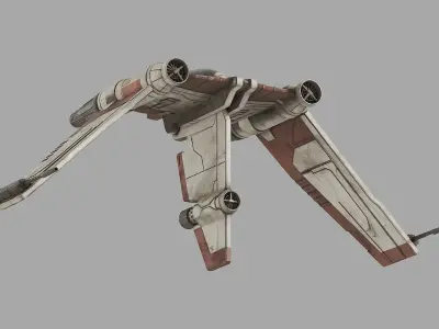 V-19 Torrent Starfighter - Star Wars  3D model