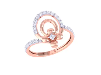  Women Ring MTL 3dm STL OBJ FBX Details 3D print model 81