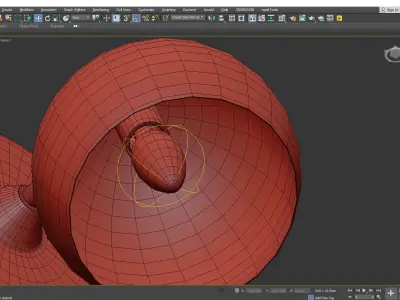 Isaac Sconce Short Arm Low-poly 3D model