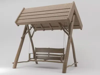 Garden Swing 3D model