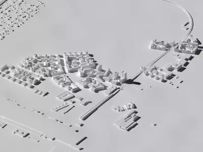 Aspern Seestadt Vienna Austria 3D print model