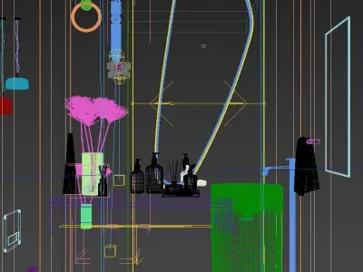 Bathroom Design Modern DV Villa 3D model