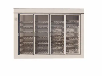 Refrigerator 4 door 3D model