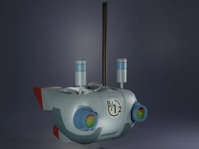 Robot Assistant B-12 from Stray 3D model