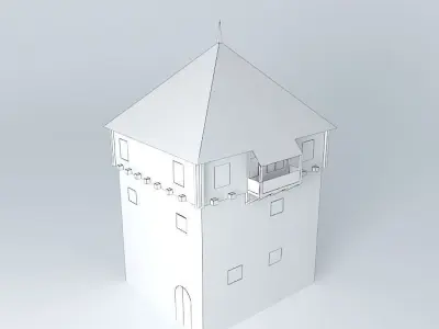 Museum castle 3D model