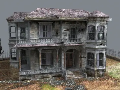 haunted house model 3D model