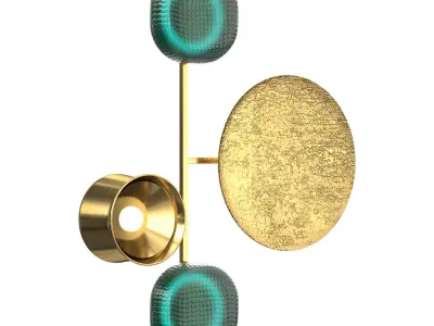 GIOIELLI 06 SCONCE EMERALD 3D model