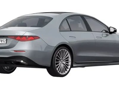 Mercedes-Benz S-Class W223 AMG-Line 2027 3D model