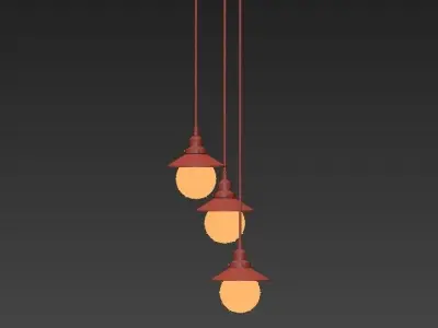 Loft Cone Pendant Reflector 3 3D model