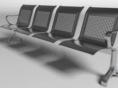 Waiting Chair 3D model