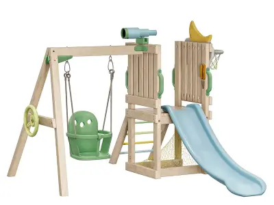 Playset with Slide 3D model