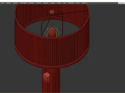 Castro Manhattan Table Lamp Low-poly 3D model