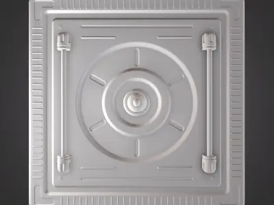 Sci-fi asset 2 - high poly 3D model