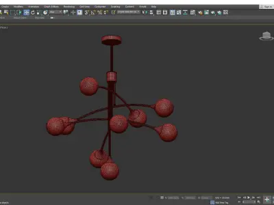 MAYLIN chandelier Low-poly 3D model