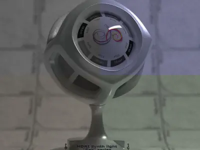 Flat 10x1 Rectangle 4k Synth HDRI Texture