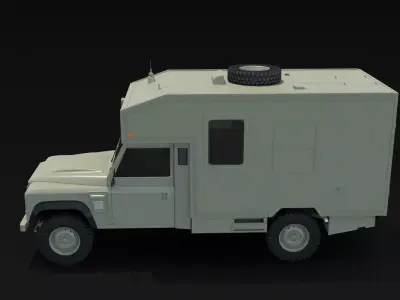 Land Rover Battlefield Ambulance 3D model