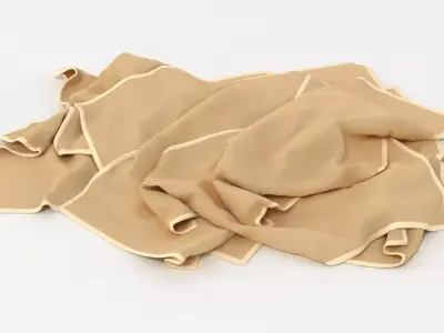 Towel Pile 1 3D model