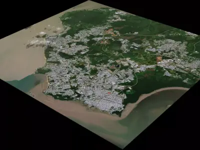 Cayenne - French Guiana - France 3D model