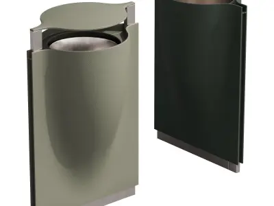 528 exterior and architecture 20 trash cans 02 3D model