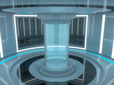 Sci Fi Room 3D model